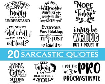 Sarcastic SVG Bundle, Nope Not Today SVG, Chaos Coordinator SVG, I Am Not For Everyone SVG, Cricut Files, Instant Download