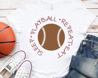 Sleep play ball repeat eat svg, Sleep play ball repeat eat cut file, Sleep play ball repeat eat clip art, Sports svg, Baseball svg, Cricut Files, Digital Download