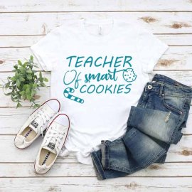 Teacher of smart cookies svg, Teacher of smart cookies cut file, Teacher of smart cookies clip art, Teacher of smart cookie svg, Cricut Files, Silhouette Files, Digital Download