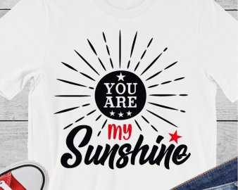 You Are My Sunshine SVG, Mom SVG, Daughter SVG, DXF Files, Cricut Files, Silhouette Files