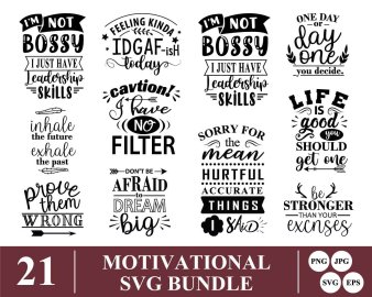 Motivational SVG Bundle, Wish Less Work More SVG, Stay Humble Stay Hard SVG, One Day Or Day One You Decide SVG, Decals And Stickers, Cricut Files, Instant Download