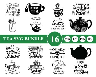 Tea SVG Bundle, Cuddle In A Mug SVG, You Are My Coffee Cup SVG, Tea A In A Hug Of Cup SVG, Decals And Stickers, Cricut Files, Instant Download