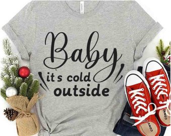Baby it's cold outside SVG, Christmas SVG, SVG Files, Cricut file, Silhouette Studio files