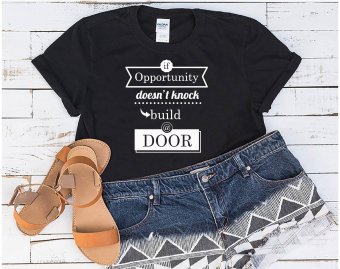 If opportunity doesn't knock build a door SVG, Motivational SVG, SVG Files, Cricut file, Silhouette Studio files