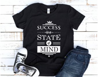 Success is a state of mind SVG, Motivational SVG, SVG Files, Cricut file, Silhouette Studio files