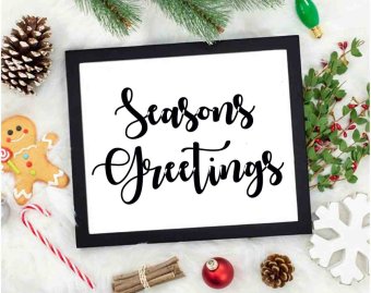 Seasons greetings SVG, Christmas SVG, SVG Files, Cricut file, Silhouette Studio files