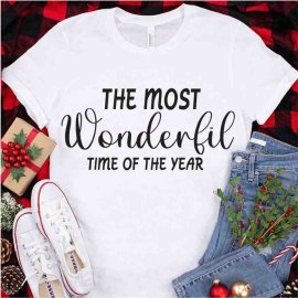 The most wonderful time of the year SVG, Christmas SVG, SVG Files, Cricut file, Silhouette Studio files