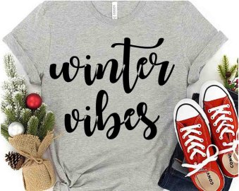 Winter vibes SVG, Christmas SVG, SVG Files, Cricut file, Silhouette Studio files