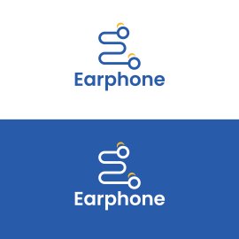 Modern Minimalist Letter - E Logo With Earphone Logo Design Vector, Headphones Logo, Gadget Logo Design