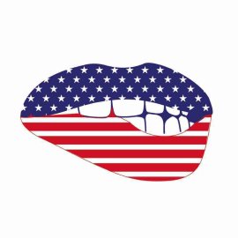 4th Of July Lips Patriotic PNG, 4th Of July PNG, Independence Day SVG, Cricut Files, Instant Download