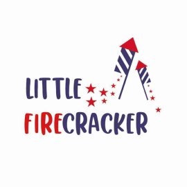 4th Of July Little Fire Cracker PNG, 4th Of July PNG, Independence Day SVG, Cricut Files, Instant Download