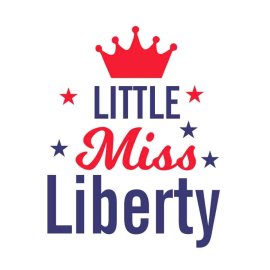 Free 4th Of July Little Miss Liberty SVG, 4th Of July SVG, Independence Day SVG, Cricut Files, Instant Download