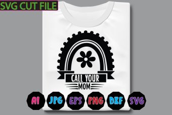 Call Your Mom SVG file