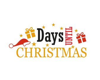 Free Days Until Christmas Clipart SVG Cut File