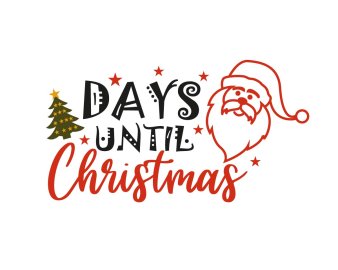 Free Days Until Christmas SVG Cut File
