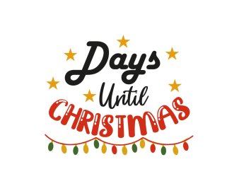 Free Days Until Christmas Tshirt SVG Cut File