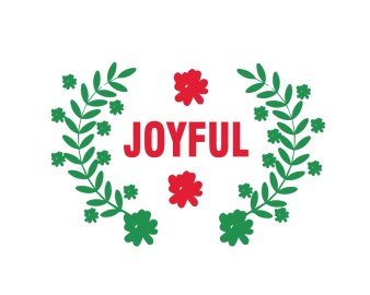 Free Joyful SVG Cut File