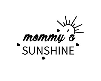 Free Mommys Sunshine SVG, Baby SVG, Mom SVG, Newborn SVG, Infant SVG, Cricut Files, Instant Download