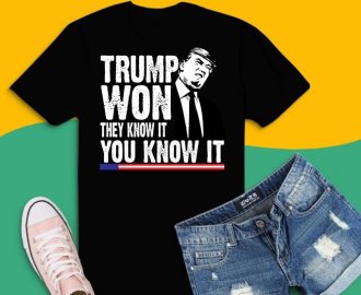 Trump own they know it you know it american flag trump support shirt svg