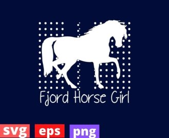 fjord horse girl funny horse lover saying shirt svg