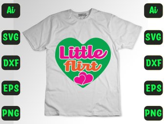 About Little Flirt Svg Graphic