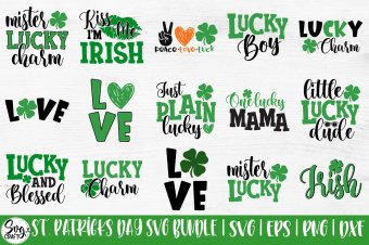 St Patricks Day Bundle SVG  Saint Patrick's Day Cut Files vol-2