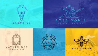 Premade Branding kit | Photography Logo, Modern Style Custom Stamp Logo Kit, Thank You Card And Business Card Design