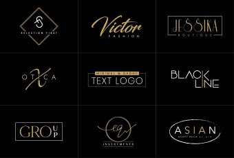 Premade Logo Design - Floral Branding Kit for Small Business - Semi Custom Logo Design - Modern Brand identity for your business