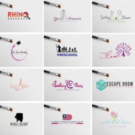 I Will Create Custom Logo Design for your Business | Professional Logo | Logo Maker | Photography logo |Logo Design Custom For Business