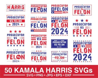 Kamala Harris SVG Bundle 2024 Election | Kamala Harris PNG | Kamala Harris 2024 Svg Png Bundle | Kamala Harris for President